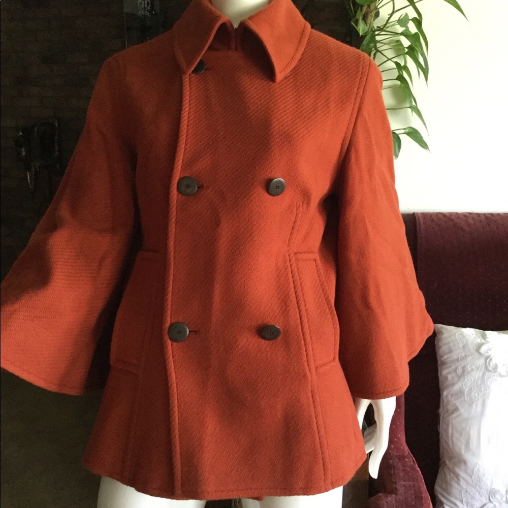 NWT DANA BUCHMAN Bell Sleeves Jacket Size 12